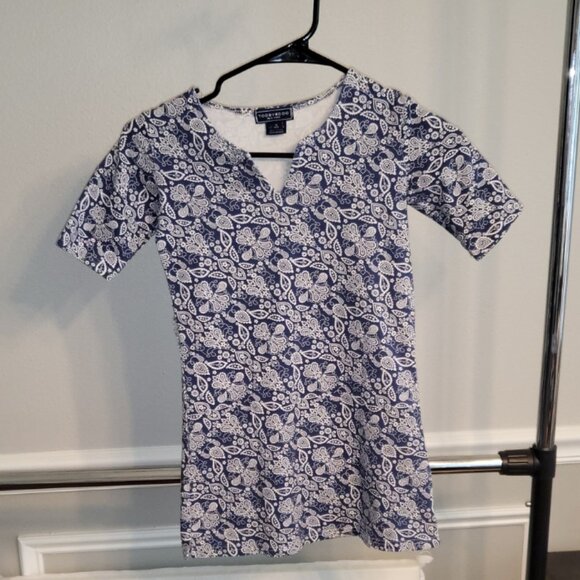 Tooby Doo Dress  Shift Tunic V-Neck Paisley Girls Sz 8 - Picture 2 of 10